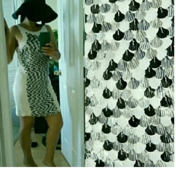 Bless’ed are the Meek Ivory Fleck Dress sz.4 Mini Sleeveless - Picture 7 of 7